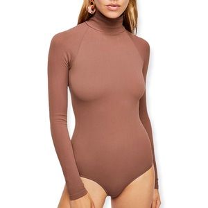 Free People Intimately Seamless Turtleneck Bodysuit